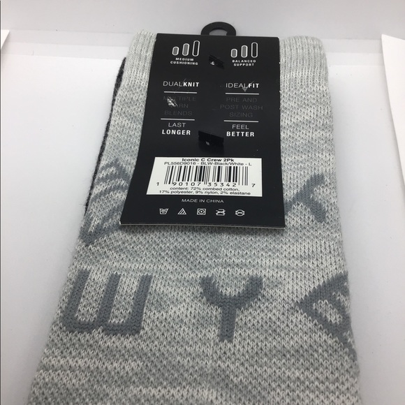 PKWY by Dwyane Wade - Classic Fit Crew Sock - 2 Pr - Picture 6 of 6